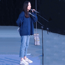 French maje Ni Ni in the same spring Lazy Wind Knit Bottom Blouses Retro Loose Sweater Woman