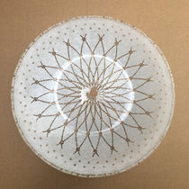 Modern lampshade matte shell European-style shell transparent lampshade translucent shade 20CM height 3CM model now 8)