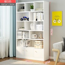 Bookshelf simple modern floor-standing Storage bookcase saves space student bedroom multi-level storage rack living room shelf