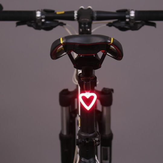 山地自行车夜行尾灯警示配件儿童装备夜间后灯爆闪充电安全夜骑灯