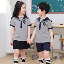 Student School Uniform Suit College Wind Kindergarten Garden Suit Navy Wind Summer Graduation Photo Clothes Sailor To Serve Children Class Clothes