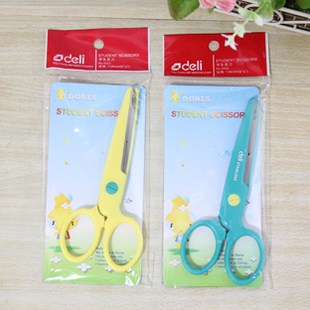 Office stationery 6023 students scissors children's safety scissors cutting paper knife cutting knife 134mm