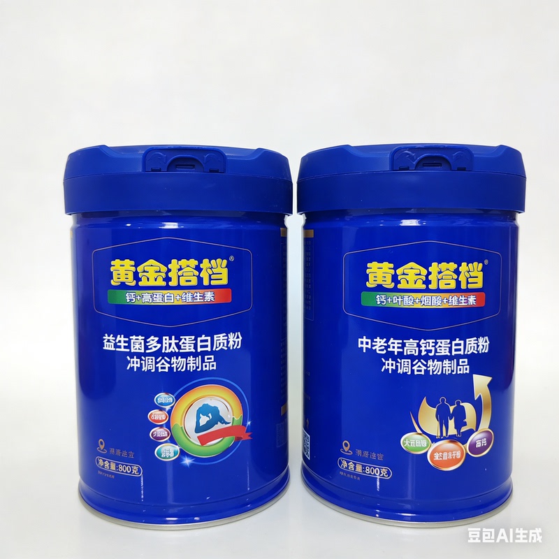 Golden Partner High Calcium + High Protein + Vitamin Probiotic Freeze-Dried Powder Polypeptide Protein Powder 800g