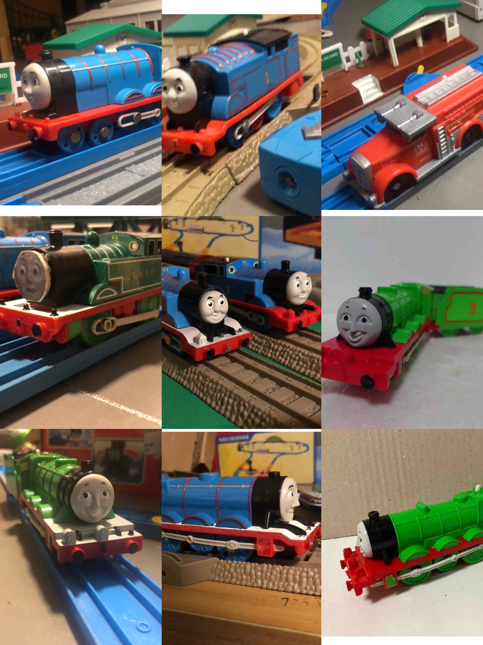 我一般是HO比例的爱好者，但我买了N比例的托马斯火车套装。 没想到他会这么小！ : r/modeltrains, image size:1824x2436