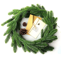 Emulated trigeminal pine needle DIY handmade wall-mounted wall flower ring material plant wall arranged Christmas home decoration