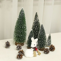 Christmas tree snowflake desktop creative ornaments Christmas decoration bar shopping window atmosphere decoration scenery