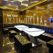 Ktv coffee table luminous bar scattered table and chairs high table internet celebrity table rectangular clear bar club box deck