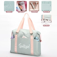 Модель цвета зеленого столкновения ★ Средний номер ★ Может быть рычагом рукава/склада обуви/сухой и влажного разделения/переднего кармана [водонепроницаемое утолщение]