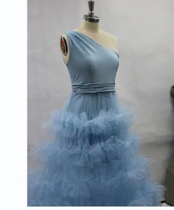 Tulle Robe Maternity Dress for Photoshoot 3