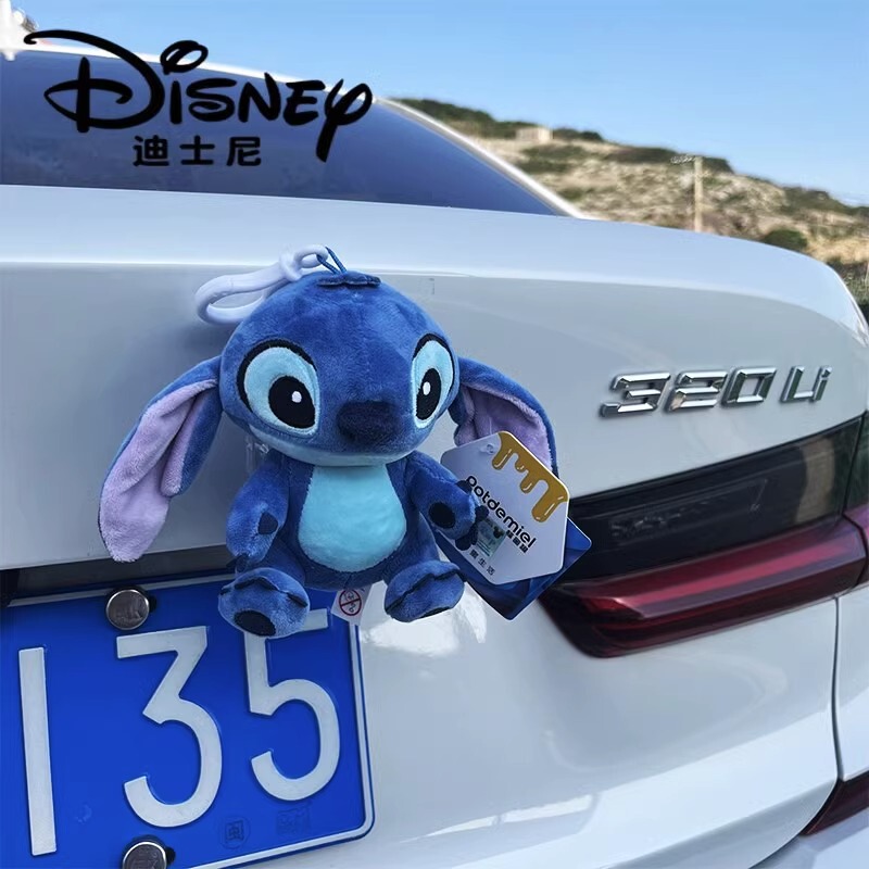 Stitch Car Tail Decoration, Car Exterior Doll, Car Accessory for the Trunk, Motorcycle and Electric Vehicle Ornament Figurine