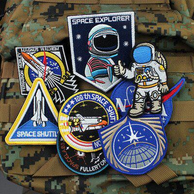 DIY Outdoor Arm Chapter Astronaut Chest Badge Collar