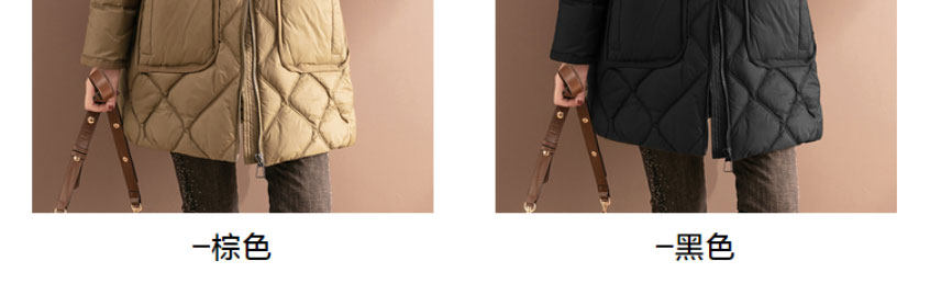 Длинный пуховик, куртка, средней длины, подходит для подростков, 2025 года, для среднего возраста 