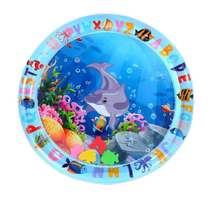 Baby inflatable patting water mat marine life swimming circle climbing cushion baby crawling fitness learning climbing artifact