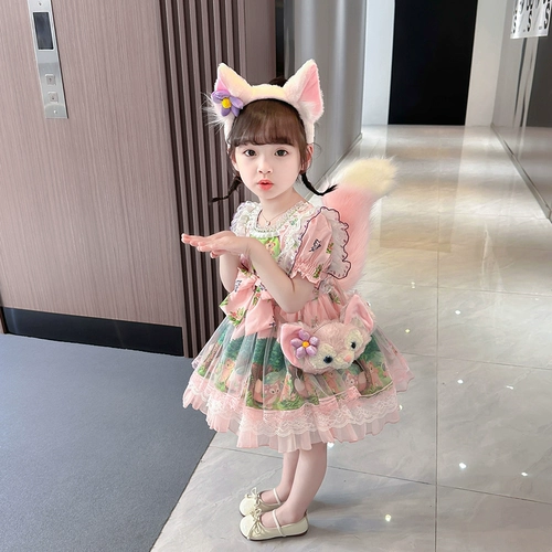 Дисней, летний наряд маленькой принцессы, стиль Лолита, в западном стиле, подарок на день рождения