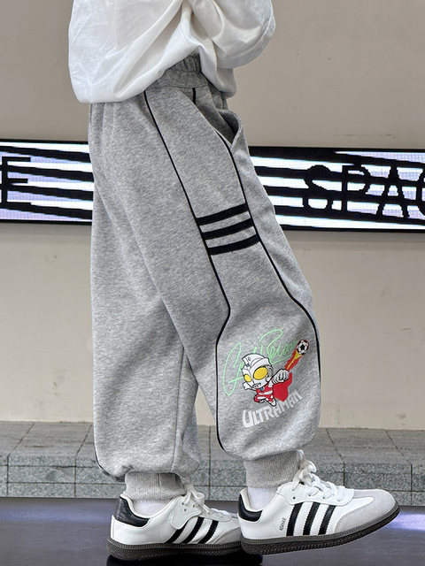 Boys' Pants Spring and Autumn Style Children's Sports Pants 2026 New Cool Boy Spring Fashionable Sweatpants Casual Long Pants