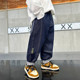 Boys' Jeans Spring and Autumn 2026 New Style Children's Sports Pants Cool Boys' Spring Soft Denim Straight-Leg Long Pants