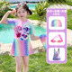 Mermaid Children's Swimsuit for Girls, My Little Pony Two-Piece Swim Dress, Little Princess Baby Long-Sleeve Sun-Protective Quick-Dry Swimwear