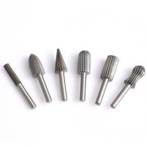New 6-piece set of hard high-speed steel rotary files rotary carving tools woodworking rotary files and grinding tools