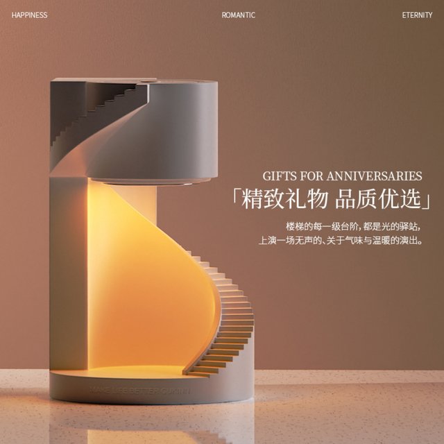 Gypsum Wax Melting Lamp, Timed Flameless Aromatherapy Candle Lamp, Bedside Table Lamp, Diffuser, Candle Melting Lamp, Retro Atmosphere Night Light