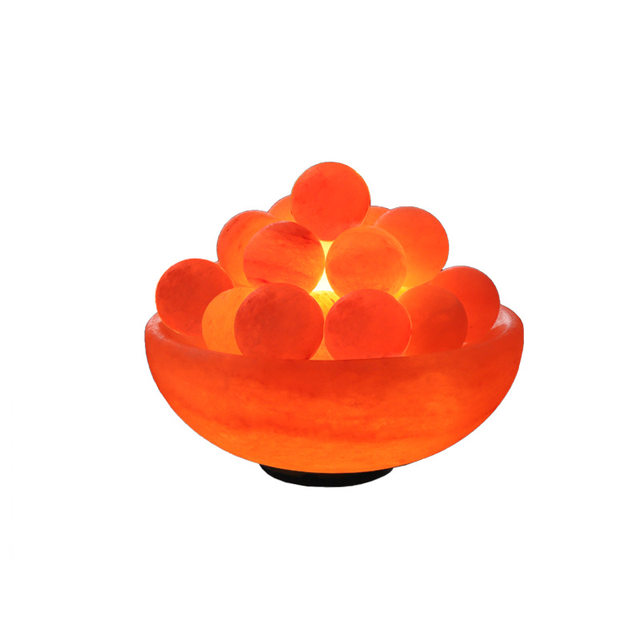 Himalayan Natural Crystal Salt Lamp, Everlasting Light Ornament, Wealth-Attracting Table Lamp, Feng Shui Night Light