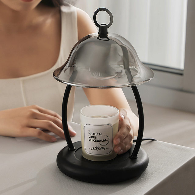 American Retro Aromatherapy Wax Melting Lamp, Timed Flameless Candle Lamp Heater, Bedroom Atmosphere Table Lamp, Candle Melting Lamp, Night Light