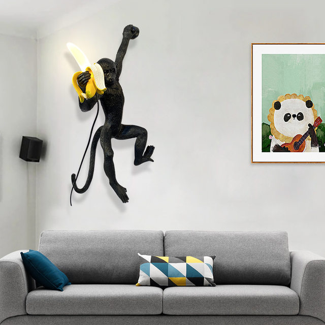 Nordic Animal Wall Lamp Designer Style Bedroom Bedside Lamp Living Room Dining Room Background Wall Corridor Aisle Creative Wall Lamp