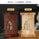 Cross-Shaped Solid Wood Aromatherapy Wax Melting Lamp with Timer, Bedroom Decorative Table Lamp, Flameless Candle Melting Lamp, Ambiance Night Light