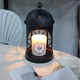 Castle fireless aromatherapy lamp melted wax lamp iron art scented candle melting lamp decorative table lamp atmosphere night light candle melting lamp