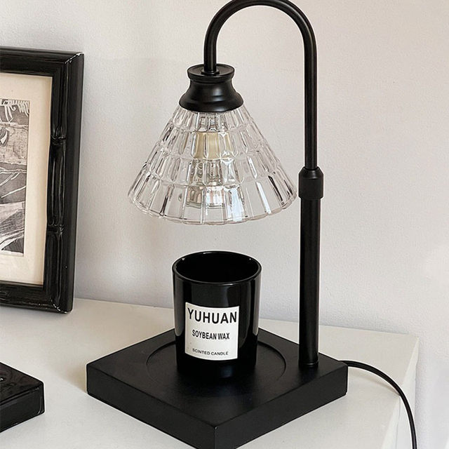 American Retro Adjustable Wax Melting Lamp, Timed Aromatherapy Lamp, Crystal Table Lamp, Scented Candle Melting Lamp, Warm Candle Lamp, Candle Melting Lamp
