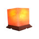 Square Salt Lamp Himalayan Natural Crystal Table Lamp Bathroom Feng Shui Fortune Everlasting Lamp Bedroom Night Light