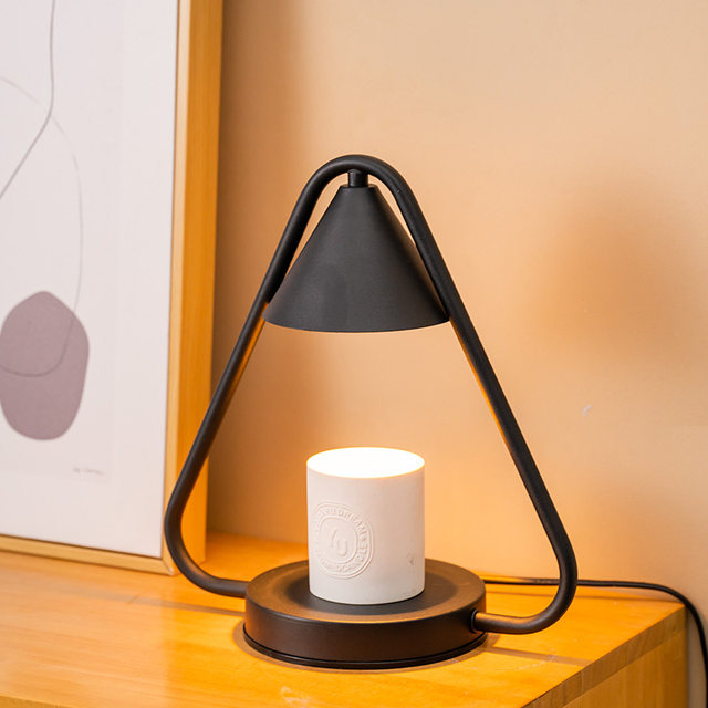 Nordic Simple Retro Wax Melting Lamp Aromatherapy Lamp Japanese Style Candle Melting Lamp Metal Iron Art Candle Melting Lamp Bedside Table Lamp