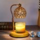 Crystal Aromatherapy Wax Melting Lamp, Adjustable Height, Timed Candle Melting Lamp, Bedroom Candle Melting Lamp, Ambient Table Lamp, Solid Wood Night Light