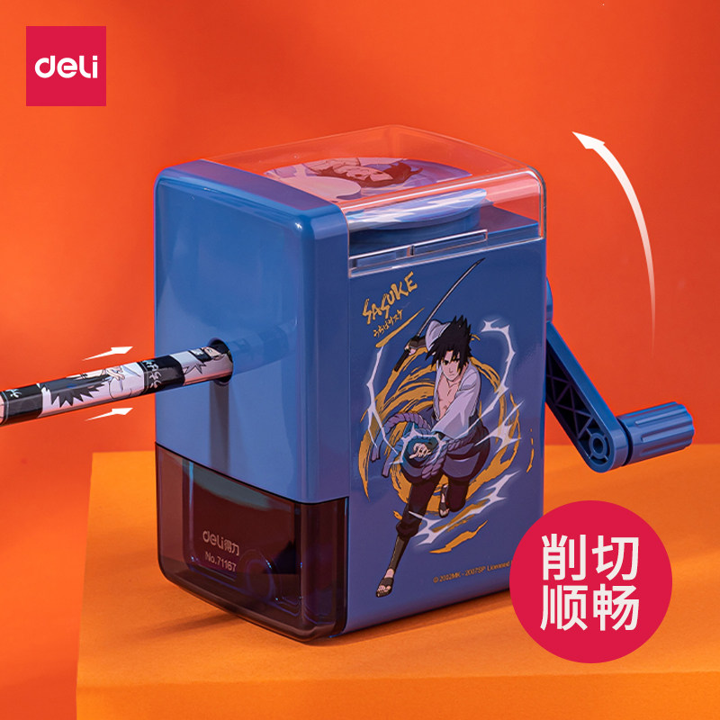 (Naruto) Powerful Hand Pencil Sharpener Pencil Sharpener Pen Planer Pencil Sharpener Pencil Sharpener Children Primary School Pencil Sharpener Manual Pencil Primary School Pencil Sharpener Small Stationery