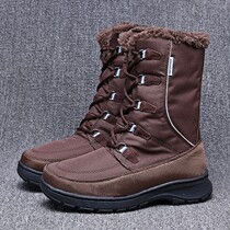 Anti-chill -30 ° Great code female cotton boots High-help full waterproof outdoor shoes non-slip light and warm winter snowy boots female