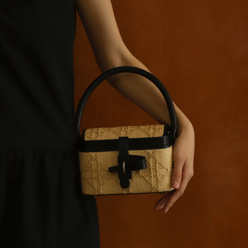 Ben by Song Straw Basket Bag Summer New Original Niche Bag Light Luxury Crossbody Bag Commuter Handbag