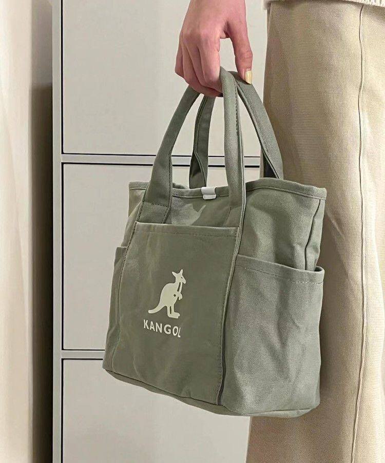 Мода холст kangol versatile large capacity canvas bag handbag tote bag OTHER