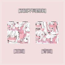 Secondary meta-small mirror carrying cute folding double mirror portable and cute makeup cartoon make-up mirror ins