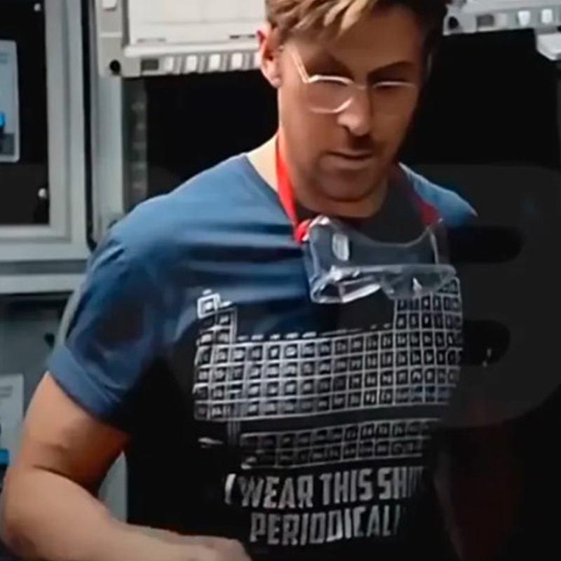 Save the Planet, Save Yourself Ryan Gosling Elements Periodic Table Short Sleeve T-Shirt Men's American Tv Series Merchandise Save the Planet, Save Yourself Ryan Gosling Elements Periodic Table Short Sleeve T-Shirt Men's American Tv Series Merchandise