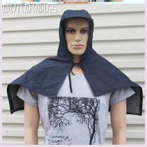 Dust-proof cap with neck working cap mens multi-functional shawl hat dust-proof labor to carry cement handling anti-dust canvas