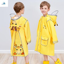 Childrens raincoat baby raincoat school boy girl kindergarten poncho primary school child cartoon raincoat big schoolbag