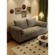 High-end sofa living room small apartment B&B rental room for two or three people corduroy fabric elephant ears simple American style