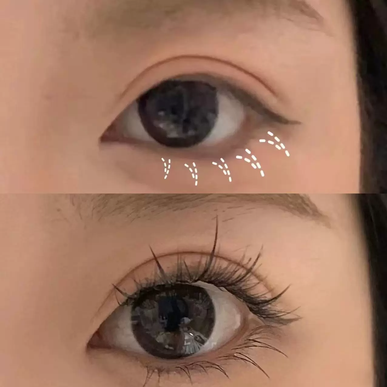 Comics for eyelashes, lifelike self-adhesive false eyelashes, set