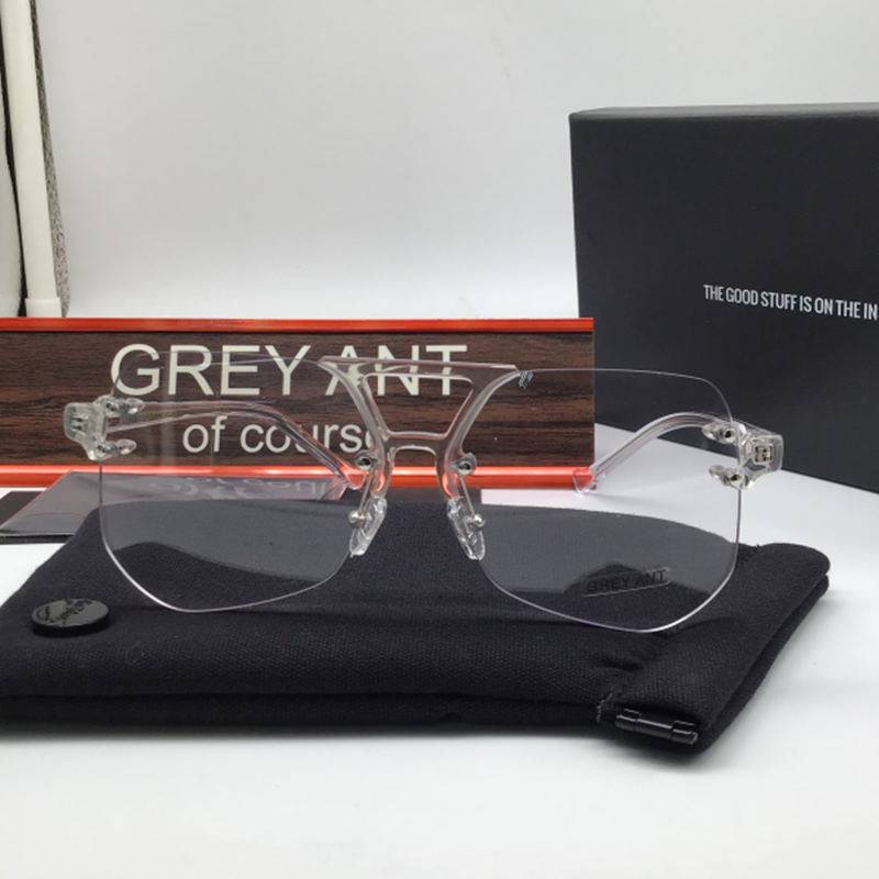 Grey Ant grey ants flat light No frame Myopia Glasses Fashion Trends Male and female sunglasses Anti-blue light