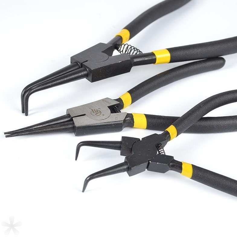 7 9 13 inch C- shaped buckle ring pliers, internal bending Circlip pliers, internal calipers, external card pliers, installation and removal tool