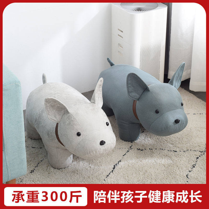 Home stool Animal sitting stool door swapped stool pedal short stool wearing shoes stool children cartoon sofas stool small bench