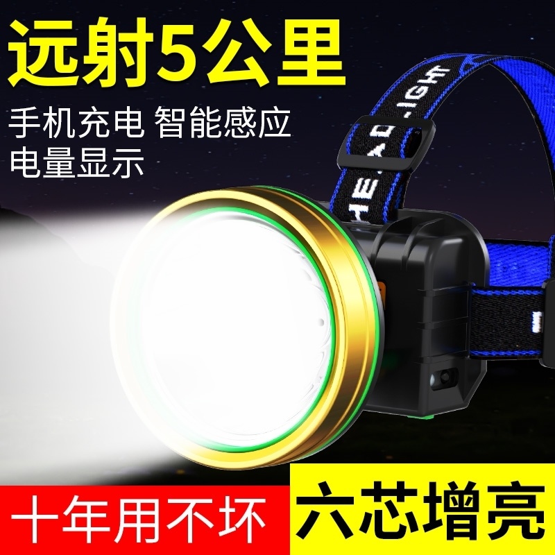 Mine lamp High light underground with mine special construction site Safety helmet Headlights overhead lighting searchlight outdoor headsets