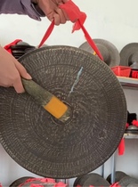 30-40 cm flat bottom high side bronze gong Taoist gong percussion instrument old-fashioned flat gong