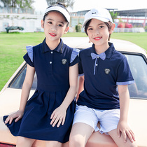 Kindergarten uniform summer English Academy style suit childrens summer performance class uniforms primary school uniforms graduation uniforms