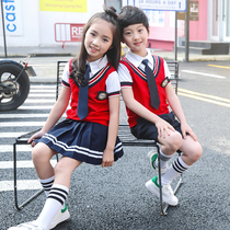 Kindergarten uniform summer British Academy style class suit children graduation performance chorus uniforms primary school uniforms