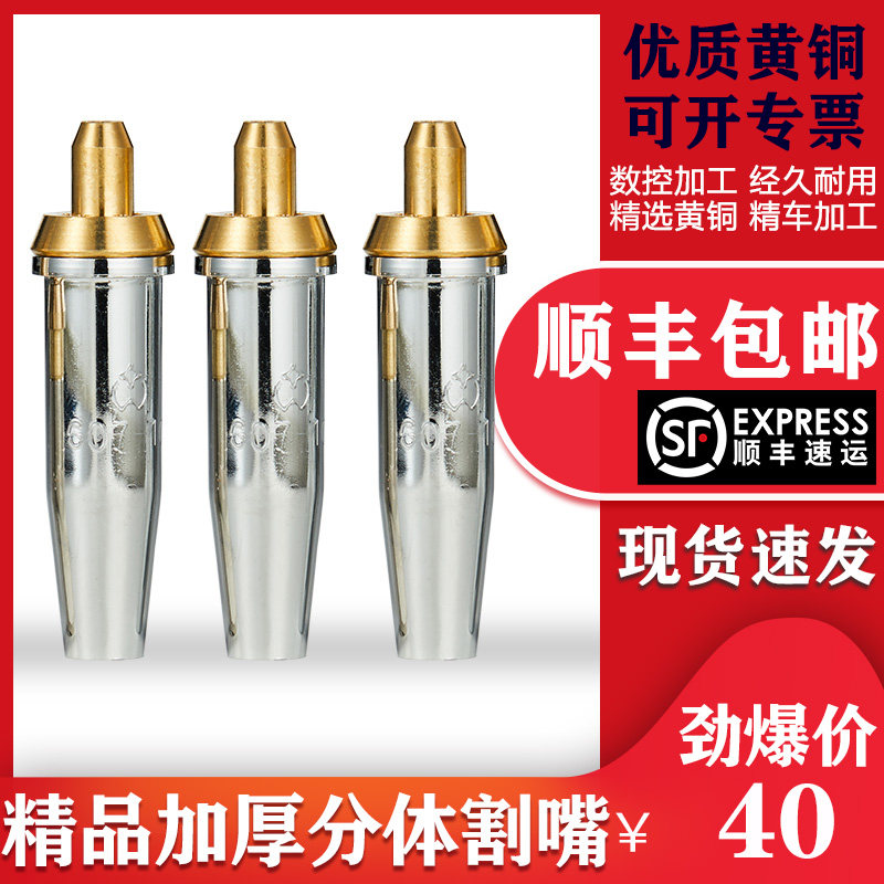 Gas cutting mouth propane cutting nozzle Liquefied Gas Cutting Nozzle Two-piece Stainless Steel Cutting Gun Accessories Plum Blossom Shaped G07-30 100